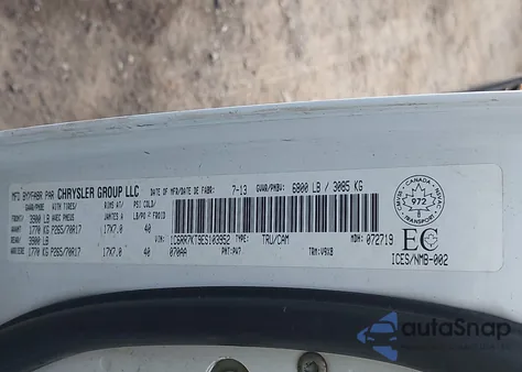 2014 Ram 1500 St z USA, uszkodzony, nr VIN 1C6RR7KT9ES103952